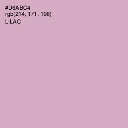 #D6ABC4 - Lilac Color Image