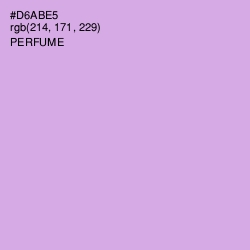 #D6ABE5 - Perfume Color Image