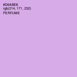 #D6ABE8 - Perfume Color Image