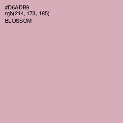 #D6ADB9 - Blossom Color Image