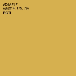 #D6AF4F - Roti Color Image