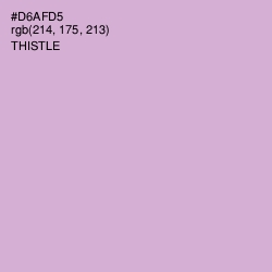 #D6AFD5 - Thistle Color Image