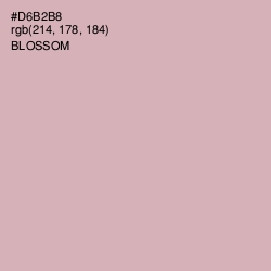 #D6B2B8 - Blossom Color Image