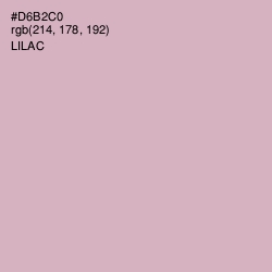 #D6B2C0 - Lilac Color Image