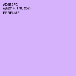 #D6B2FC - Perfume Color Image