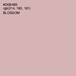 #D6B4B5 - Blossom Color Image