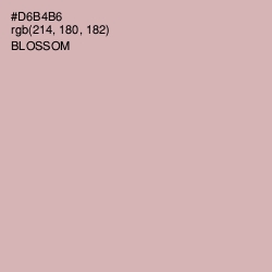 #D6B4B6 - Blossom Color Image