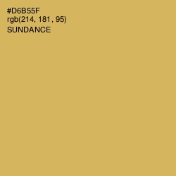 #D6B55F - Sundance Color Image