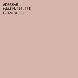 #D6B5AB - Clam Shell Color Image