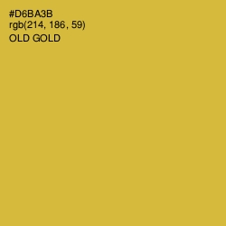 #D6BA3B - Old Gold Color Image