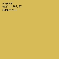 #D6BB57 - Sundance Color Image