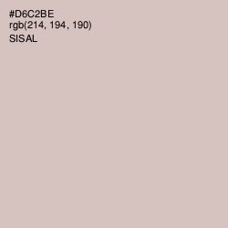 #D6C2BE - Sisal Color Image