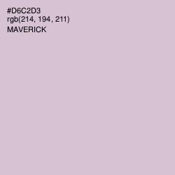 #D6C2D3 - Maverick Color Image