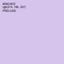 #D6C4ED - Prelude Color Image
