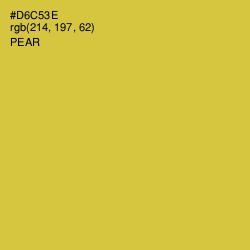 #D6C53E - Pear Color Image