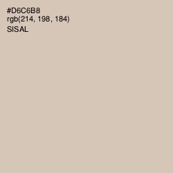 #D6C6B8 - Sisal Color Image