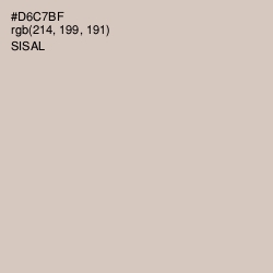 #D6C7BF - Sisal Color Image