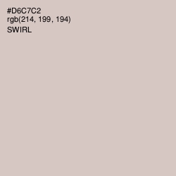 #D6C7C2 - Swirl Color Image