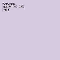 #D6CADE - Lola Color Image