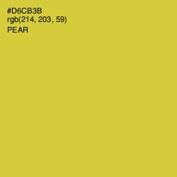 #D6CB3B - Pear Color Image