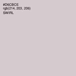 #D6CBCE - Swirl Color Image