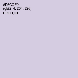 #D6CCE2 - Prelude Color Image