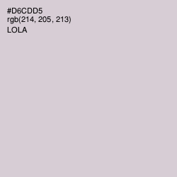 #D6CDD5 - Lola Color Image