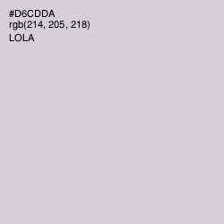 #D6CDDA - Lola Color Image