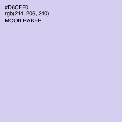 #D6CEF0 - Moon Raker Color Image