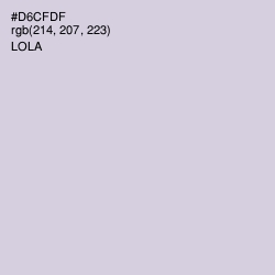 #D6CFDF - Lola Color Image