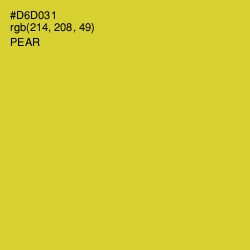 #D6D031 - Pear Color Image