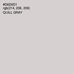 #D6D0D1 - Quill Gray Color Image