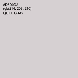 #D6D0D2 - Quill Gray Color Image