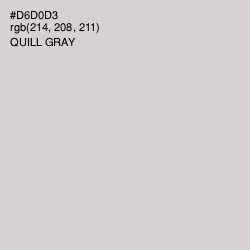 #D6D0D3 - Quill Gray Color Image
