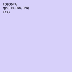#D6D0FA - Fog Color Image