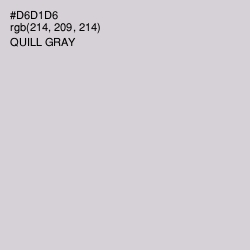 #D6D1D6 - Quill Gray Color Image