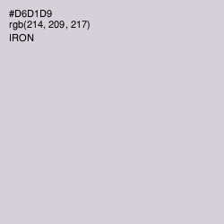 #D6D1D9 - Iron Color Image