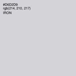 #D6D2D9 - Iron Color Image