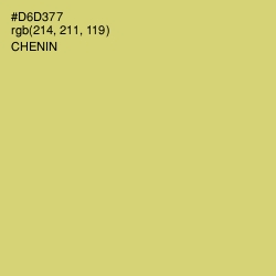 #D6D377 - Chenin Color Image