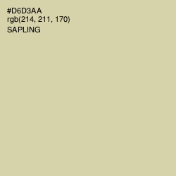 #D6D3AA - Sapling Color Image