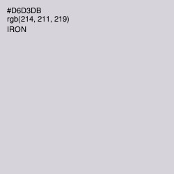 #D6D3DB - Iron Color Image