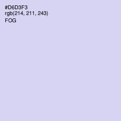 #D6D3F3 - Fog Color Image
