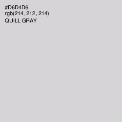 #D6D4D6 - Quill Gray Color Image