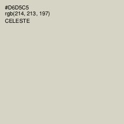 #D6D5C5 - Celeste Color Image