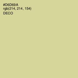 #D6D69A - Deco Color Image