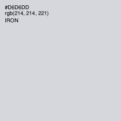 #D6D6DD - Iron Color Image