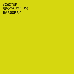 #D6D70F - Barberry Color Image