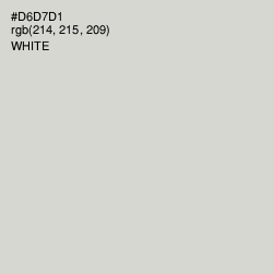 #D6D7D1 - Quill Gray Color Image
