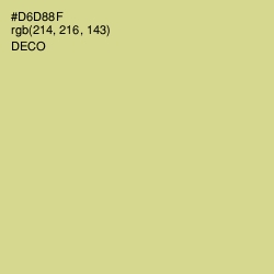 #D6D88F - Deco Color Image