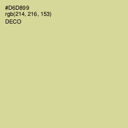 #D6D899 - Deco Color Image